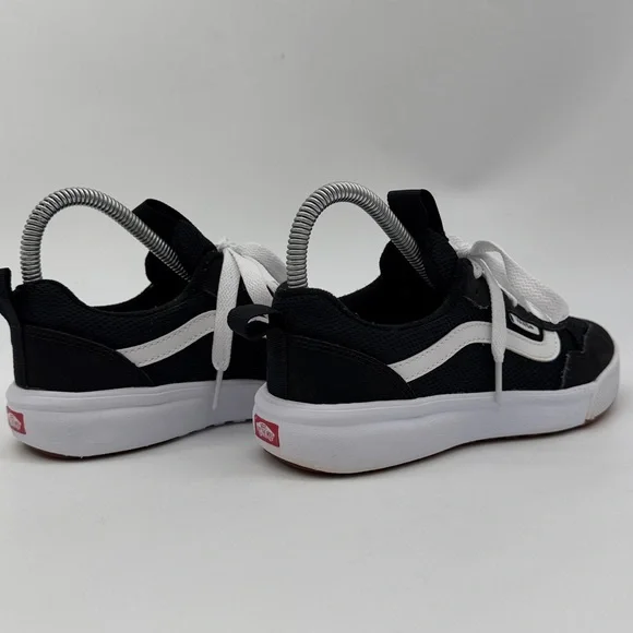 Vans Range EXP Low Top Youth Size 4 Black White Nylon Suede Sneakers - Picture 12 of 16